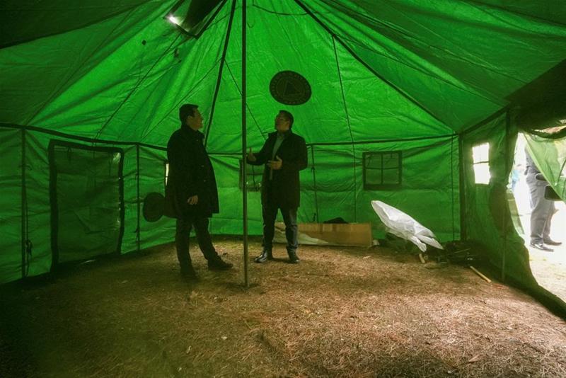 Παράδοση εξοπλισμού και υλικών έκτακτων αναγκών σε νοσοκομεία, ΕΚΑΒ, ΠΥ, εθελοντές φωτο4 (17/11/2023)