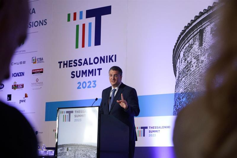 Ο Περιφερειάρχης Κεντρικής Μακεδονίας Α. Τζιτζικώστας στο Thessaloniki Summit 2023 φωτο3 (20/11/2023)