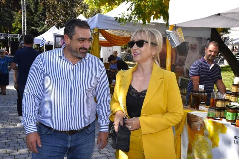 Η Αντιπεριφερειάρχης Πιερίας στην 3η Γιορτή Μελιού (30/10/2023)