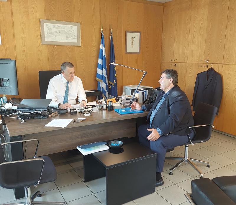 Συνάντηση Τζαμτζή με Υφυπουργό, Νίκο Ταχιάο. (31/10/2023)