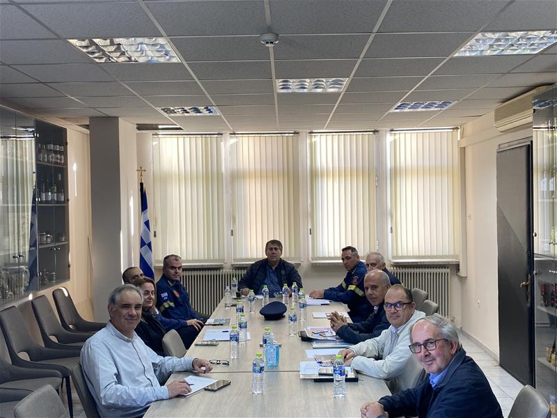 Σύσκεψη για αντιπλημμυρικά μέτρα. (7/11/2023)