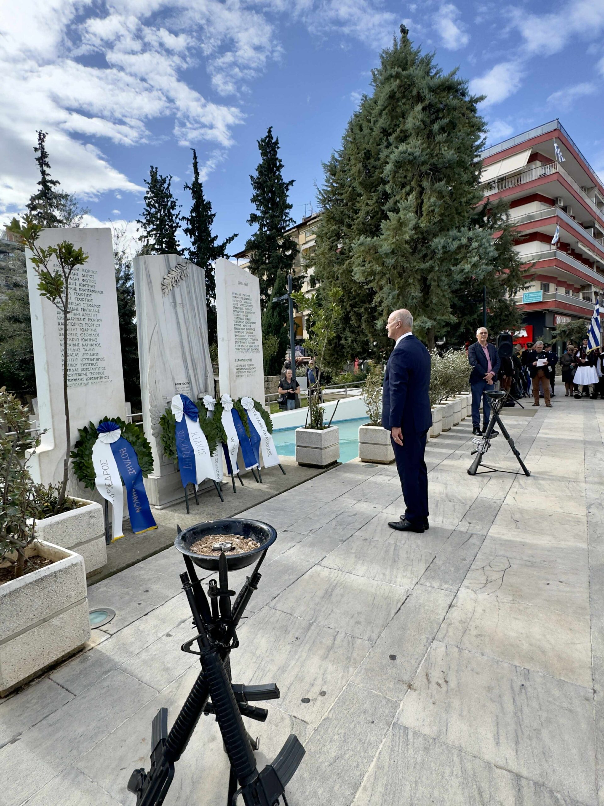 Ο Αντιπεριφερειάρχης Ανδρέας Βεργίδης στις εορταστικές εκδηλώσεις για την εθνική επέτειο της 28ης Οκτωβρίου 1940