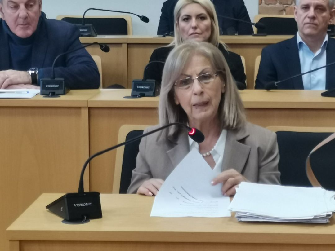 Τον απολογισμό πεπραγμένων της Περιφερειακής Αρχής για το 2025 παρουσίασε η Περιφερειάρχης Κεντρικής Μακεδονίας Αθηνά Αηδονά